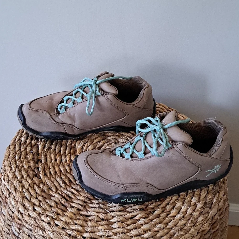 KURU Womens Chicane Tan Leather‎ Hiking/Outdoor/Garden/Activewear Sneakers S-8